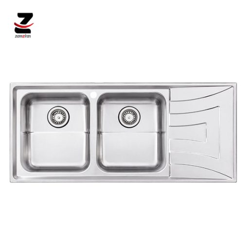 سینک-ظرفشویی-استیل-البرز-مدل-736-روکار-فانتزی-01