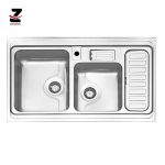 سینک-ظرفشویی-استیل-البرز-مدل-812-روکار-فانتزی-جامایع