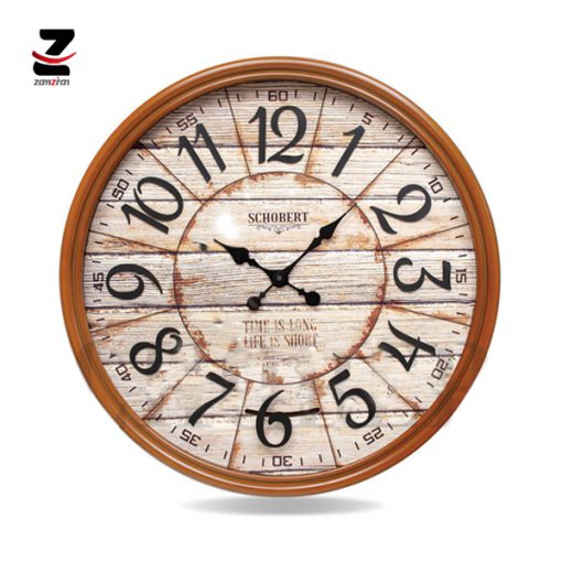 ساعت دیواری چوبی شوبرت مدل 6427