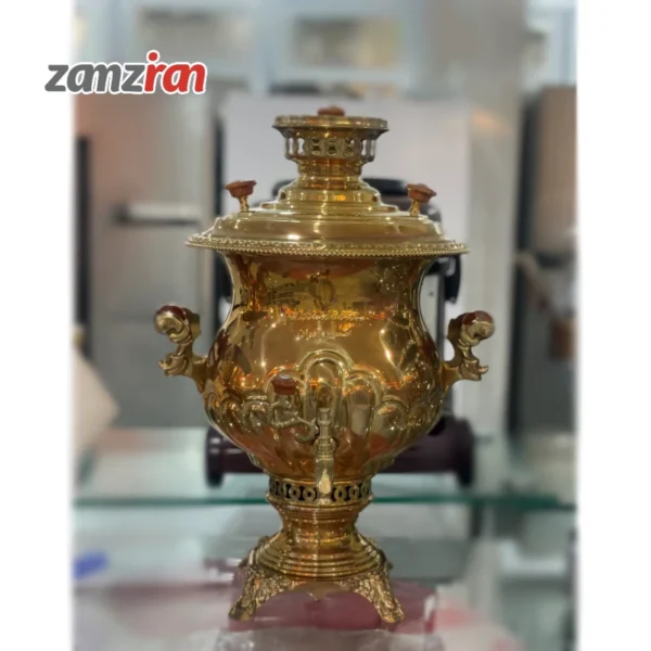 سماور زغالی اکبر برادران مدل 2001 ظرفیت 8 لیتر
