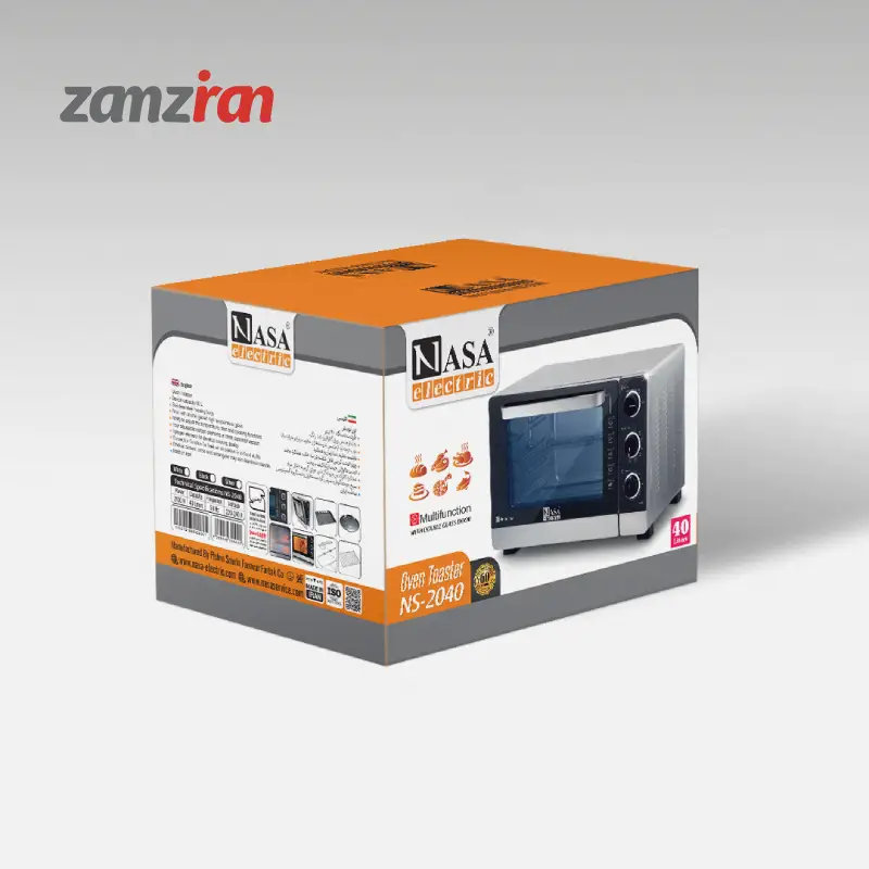 آون توستر استیل ناسا الکتریک -مدل NS-2040