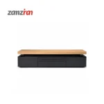 میز تلویزیون متین R525 سایز 210 سانتی متر ساخته شده از MDF ترک