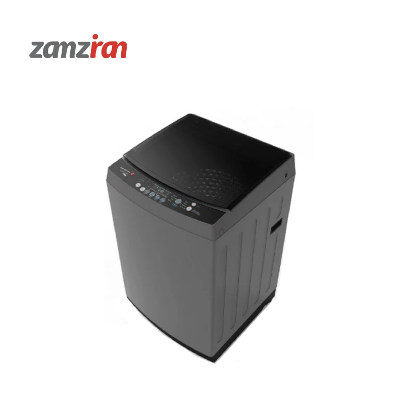 ماشین لباسشویی تمام اتوماتیک نقره ای پاکشوما TLAB-1201 با ظرفیت 12 کیلویی