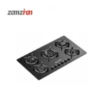 اجاق گاز رومیزی ۵ شعله مشکی بلک ویل W-510 با طراحی شیک و ابعاد استاندارد 52*92